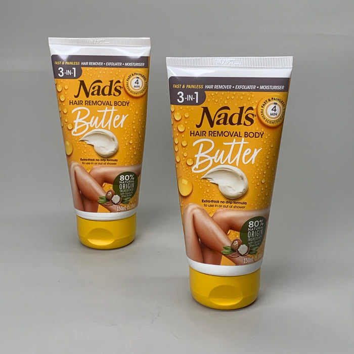 Paywut - Nads 2 Pk Hair Removal 3 In 1 Body Butter Extra Thick Formula 7119En06