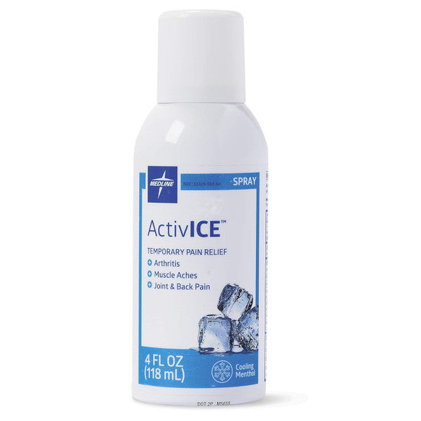 Medline Remedy Medline® Remedy Activice™ Topical Pain Reliever – 4 Fl oz Spray Medicine Cabinets
