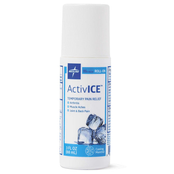 Medline Remedy Medline Remedy Activice Topical Pain Reliever – 3 fl oz Roll-On Medicine Cabinets