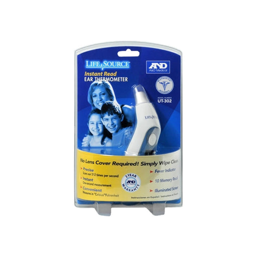 LifeSource LifeSource A&D UT302 Instant Read Digital Ear Thermometer Household Thermometers