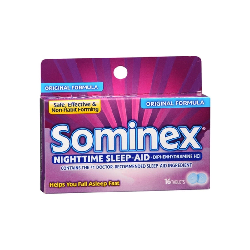 Sominex Sominex Nighttime Sleep Aid, Diphenhydramine H Cl, Original Formula, Tablets Snoring & Sleep Apnea Aids