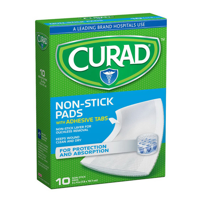 Curad Curad Telfa Non-Stick Pads, 3 Inch X 4 Inches Medical Tape & Bandages