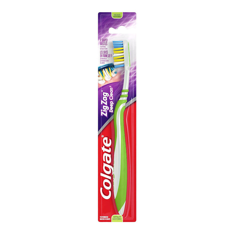 Colgate Colgate Wave Zig Zag Deep Clean Full Head Medium Toothbrush Toothbrushes