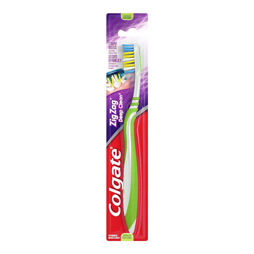 Colgate Colgate Wave Zig Zag Deep Clean Full Head Medium Toothbrush Toothbrushes