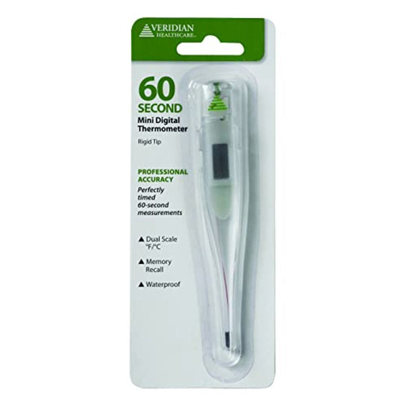 Veridian Healthcare Veridian Healthcare 60 Second Mini Digital Thermometer Household Thermometers