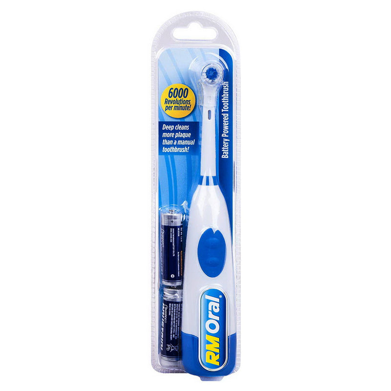 RM Oral RM Oral Battery Powered Toothbrush Includes Batteries Toothbrushes
