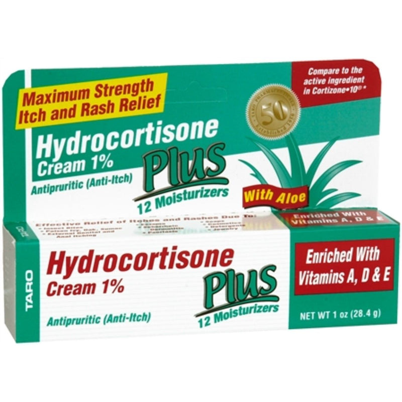 Taro Taro Hydrocortisone Cream 1% 1 Oz Medicine & Drugs