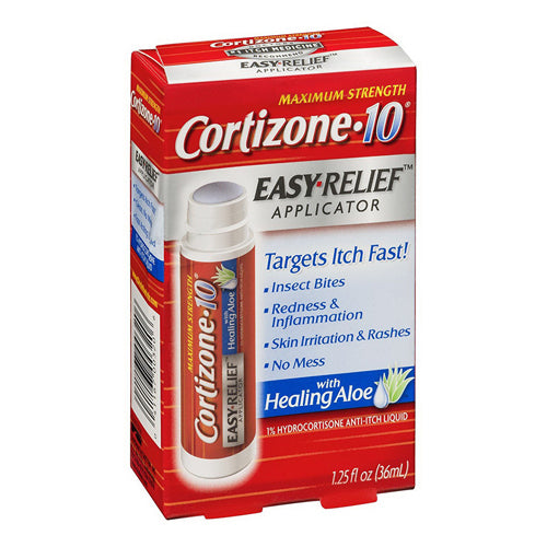 Cortizone Anti-Itch Cortizone Anti-Itch 10 Fuerza Máxima Rápido Alivio De La Picazón Fácil Aplicador - 1.25 Oz Lotion & Sunscreen Applicators
