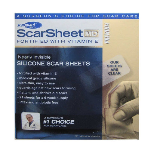 Scarguard Scarguard  Md Silicone  Scarsheet 21Ct First Aid