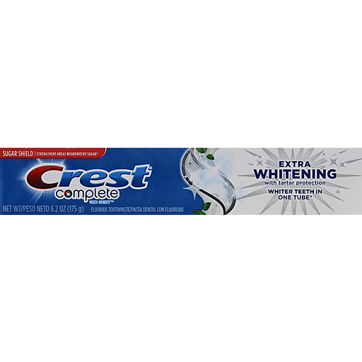 Crest Crest Complete Extra Whitening Clean Mint Toothpaste 6.2 Oz. Tube Toothpaste Gray