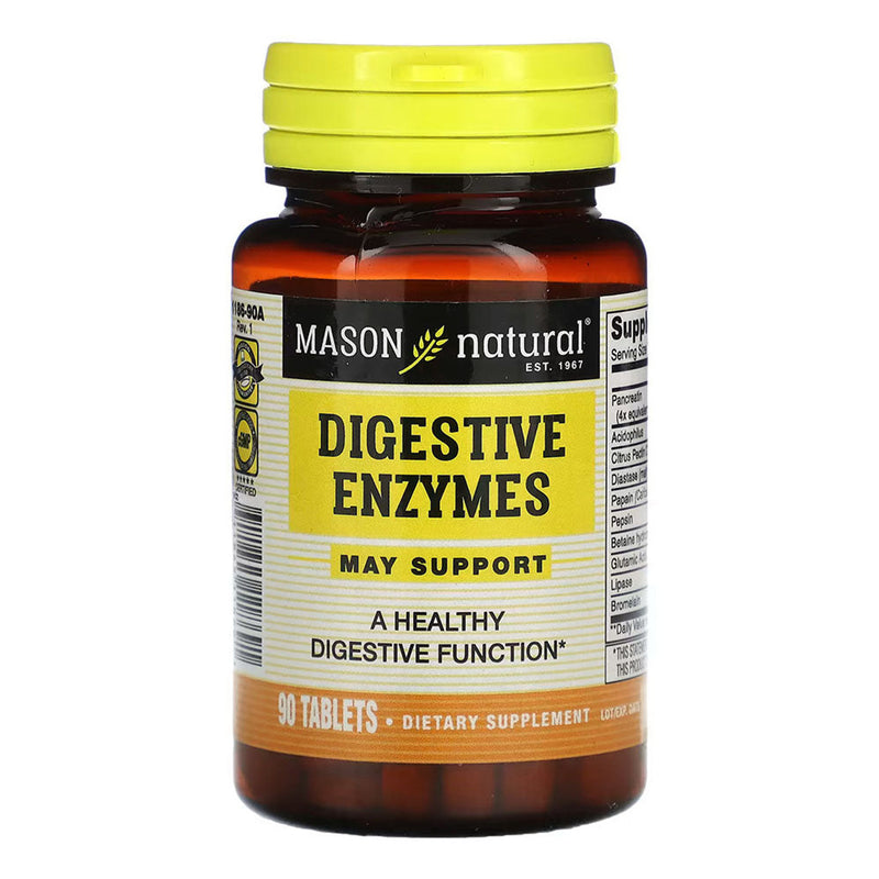 Mason Natural Mason Natural Digestive Enzymes, 90 Tablets Vitamins & Supplements