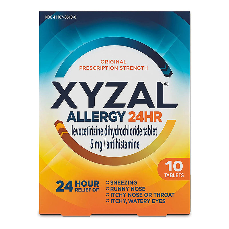 Xyzal Xyzal 24 Hour Allergy Relief 5mg – Full Prescription Strength, 10 Tablets Medicine & Drugs