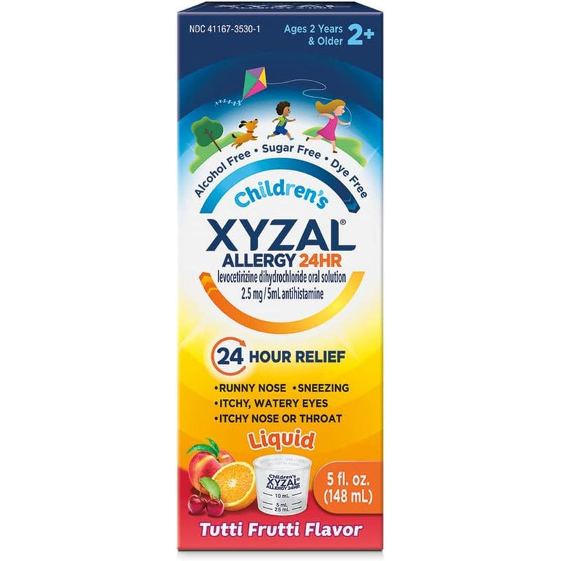 Xyzal Xyzal Allergy, Children's, 24 Hr, Bubble Gum Flavor, Liquid 5 Fl Oz Health & Beauty