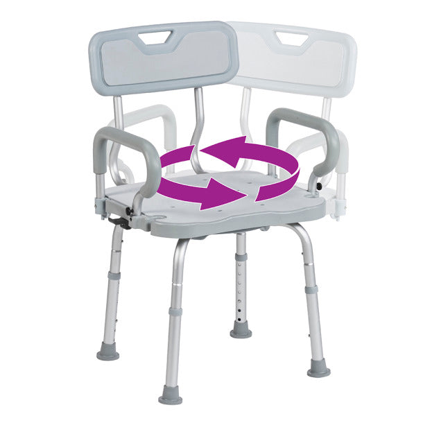 RIO Medical Supplies PreserveTech 360 Degrees Swivel Bath Chair
