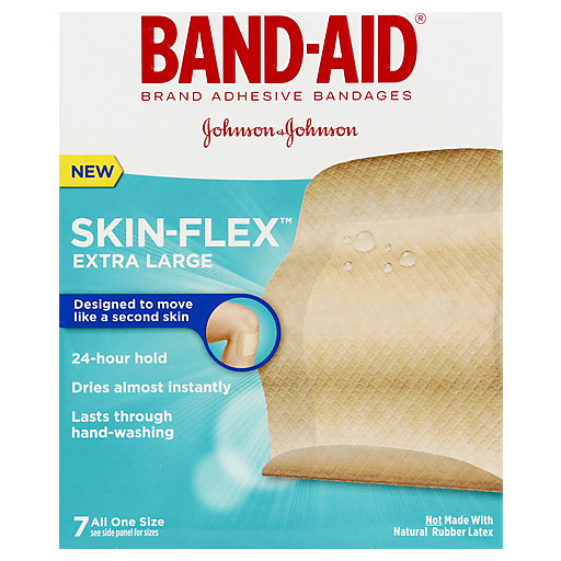 Band-Aid Band-Aid Brand Skin Flex Adhesive Bandages, Extra Large Medical Tape & Bandages