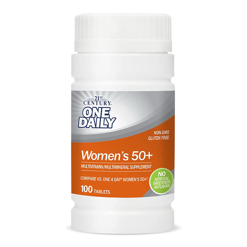 21st Century 21st Century One Daily, Women's 50+, Multivitamin Multimineral, 100 Tablets Vitamins & Supplements