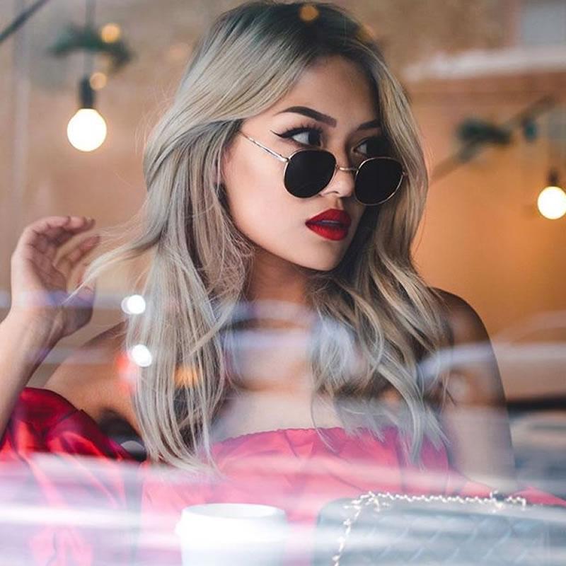 zeroUV Retro Modern Geometric Hexagon Frame Dapper Sunglasses C455 Sunglasses