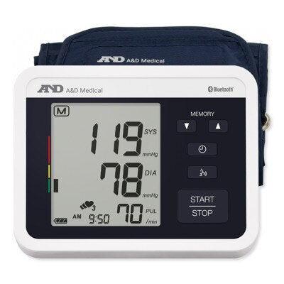 A&D A&D Medical Premium Wireless Blood Pressure Monitor with Voice Guidance & Bluetooth – UA-1040TBLE Blood Pressure Monitors