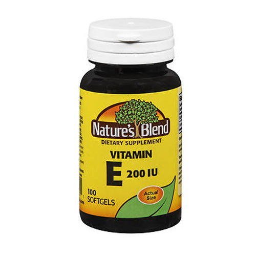 Nature's Blend Nature's Blend Vitamin E 200 IU – 100 Softgels Vitamins & Supplements