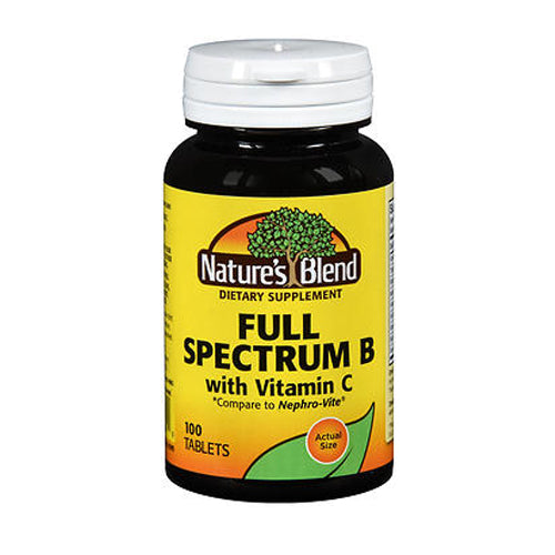 Nature's Blend Nature's Blend Full Spectrum B With Vitamin C Tablets 100 Vitamins & Supplements