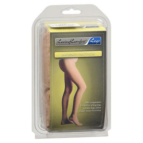 Loving Comfort Loving Comfort Legs Maternity Pantyhose Firm Beige M Apparel & Accessories