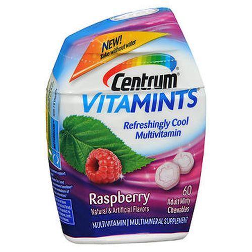 Centrum Centrum VitaMints Multivitamin, Refreshingly Cool, Adult Minty Chewables, Raspberry Vitamins & Supplements White Smoke