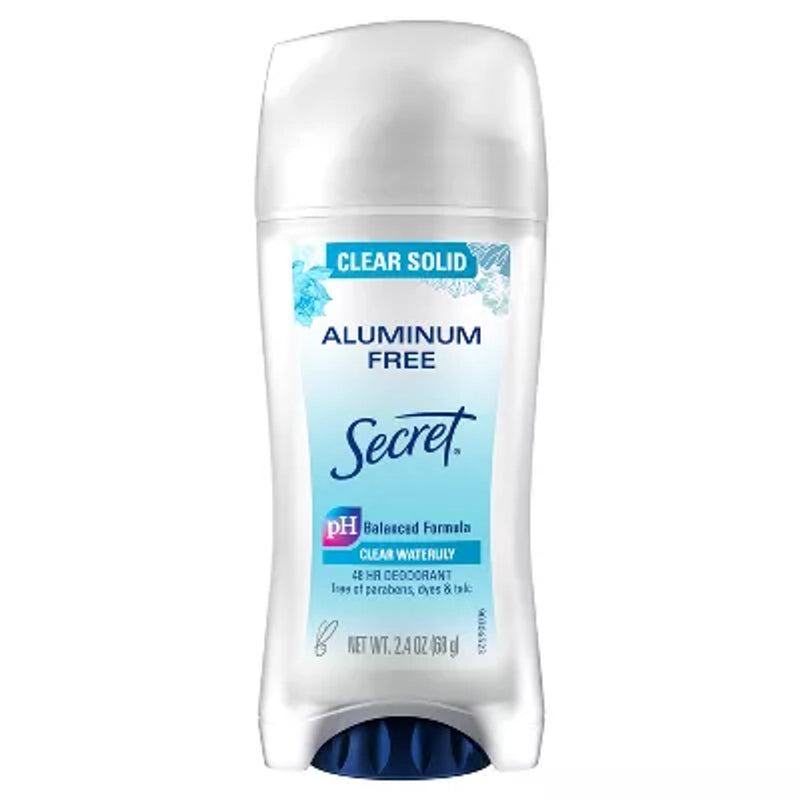Secret Secret Women's Aluminum-Free Clear Solid Deodorant ,2.4 Oz Deodorant