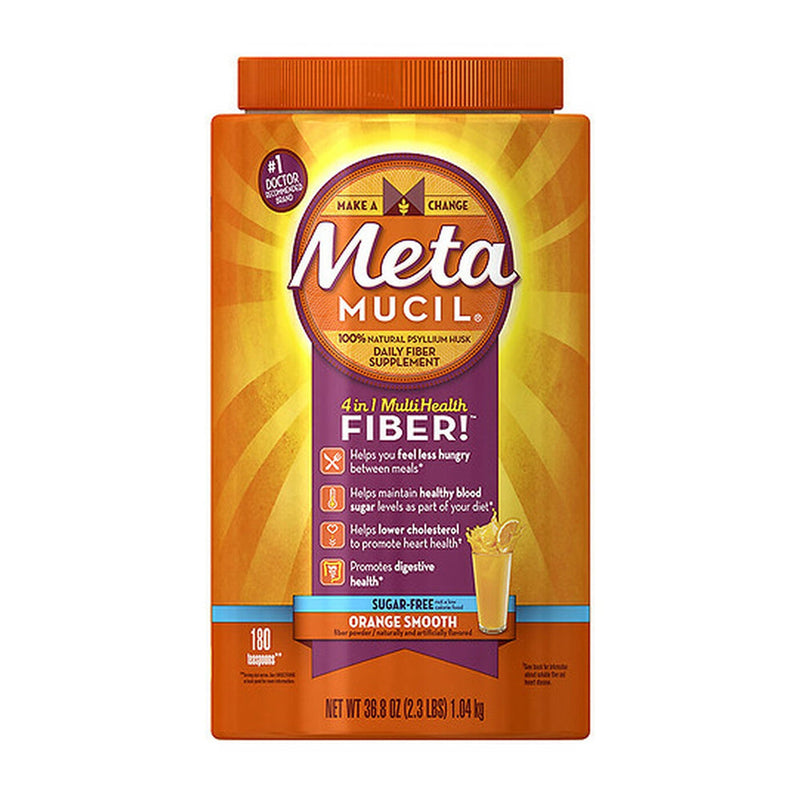 Metamucil Metamucil Psyllium Fiber Supplement Sugar Free Powder - Orange Vitamins & Supplements