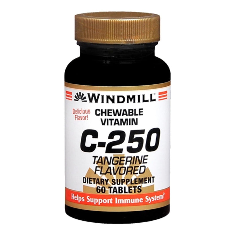Windmill Windmill® Vitamin C Chewable (250 mg) – Tangerine Vitamins & Supplements