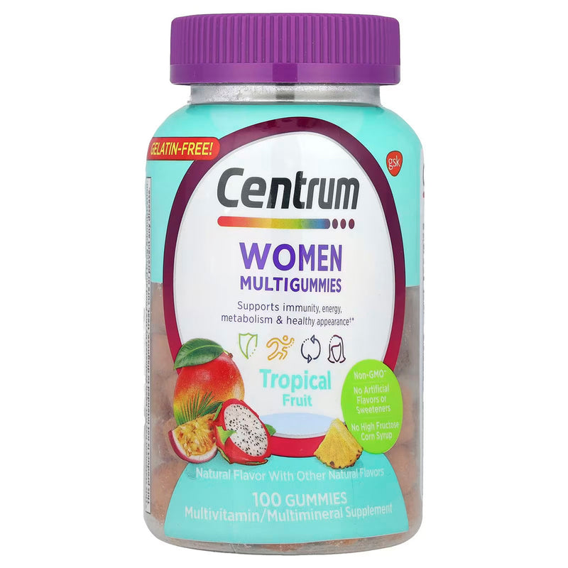 Centrum Centrum Women'S Multivitamin Gummies, Tropical Fruit Vitamins & Supplements