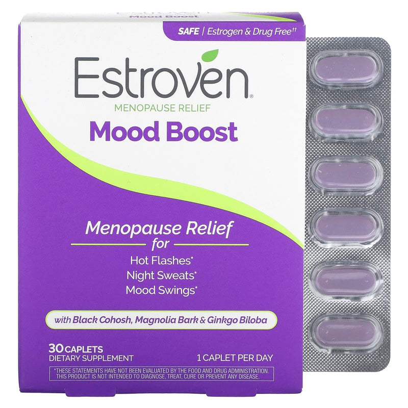 Estroven Estroven Menopause Relief, Stress Plus Mood & Memory, Caplets Vitamins & Supplements