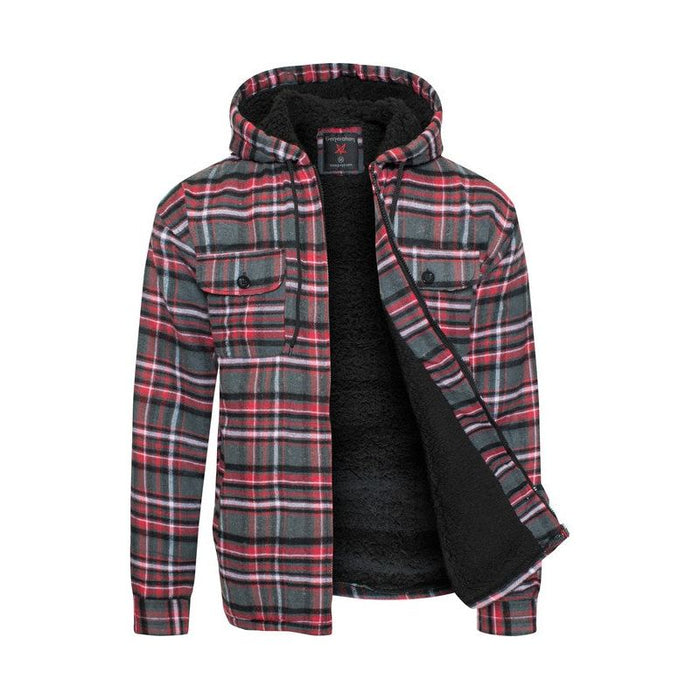 Men's Flannel Sherpa Lining Jacket