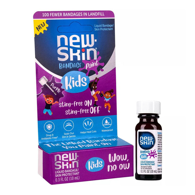 New-Skin New-Skin Purple Paint Waterproof Liquid Bandage For Kids 0.3 Fl Oz First Aid