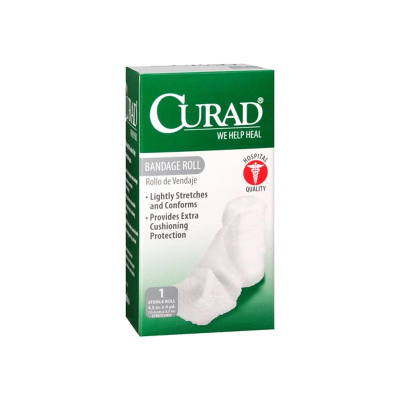 Curad Curad Bandage Roll, Cotton First Aid White Smoke