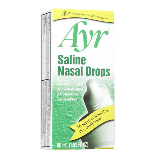 Ayr Ayr Saline Non-Medicated Nasal Drops - 50 Ml Health & Beauty