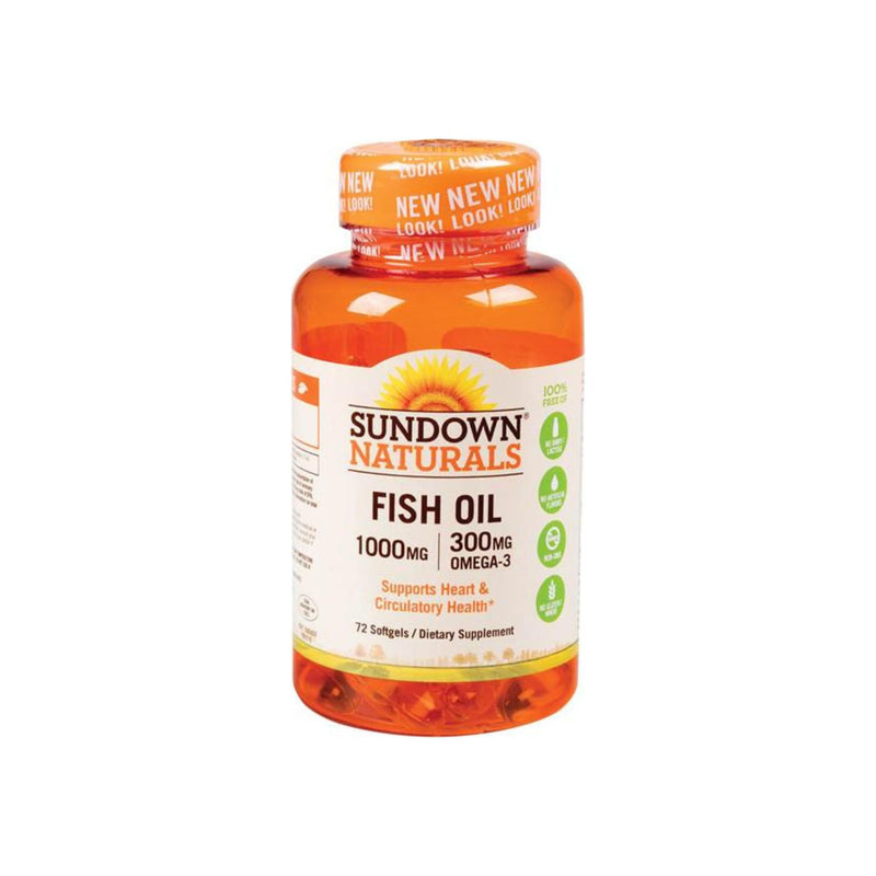 Sundown Sundown Naturals, Naturals Fish Oil, 1000 Mg Vitamins & Supplements