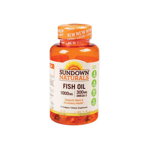 Sundown Sundown Naturals, Naturals Fish Oil, 1000 Mg Vitamins & Supplements