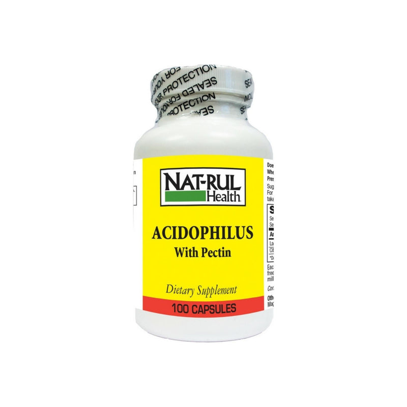Nat-Rul Nat-Rul Natural Acidophilus Con Pectina Cápsulas De Medicine Cabinets