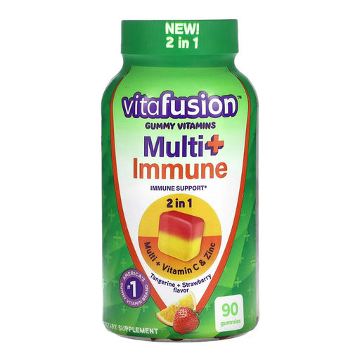 Vitafusion Vitafusion Multi+ Immune Gummy Vitamins, Tangerine & Strawberry, 90 Gummies Vitamins & Supplements