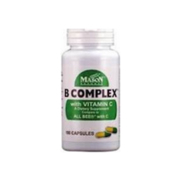 Mason Natural Mason Natural B Complex With Vitamin C Capsules Vitamins & Supplements