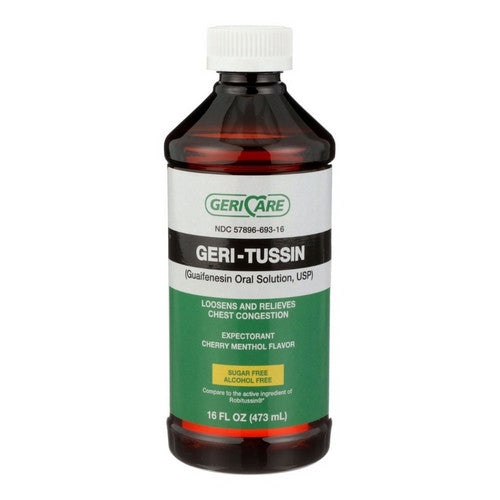 McKesson McKesson Cough Relief Geri-Care 100 Mg Strength Liquid 16 Oz Medical Supplies