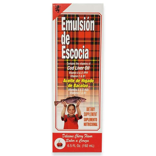Menper Menper Emulsion De Escocia Cherry Flavor Cod Liver Oil 6.50 Oz Vitamins & Supplements