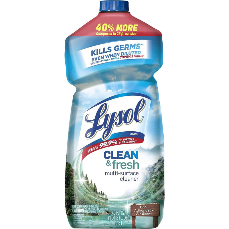 Lysol Lysol Clean & Fresh Multi Surface Cleaner, Cool Adirondack Air Scent Glass & Surface Cleaners White Smoke