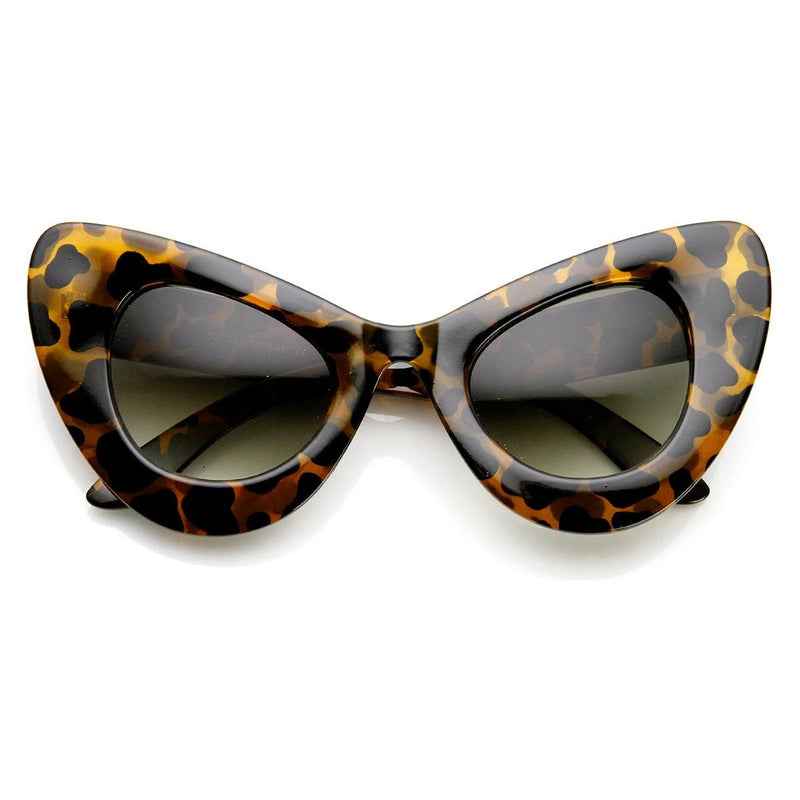 zeroUV Retro Mod Super Trendy Women's Fashion Cat Eye Sunglasses 9233 Sunglasses