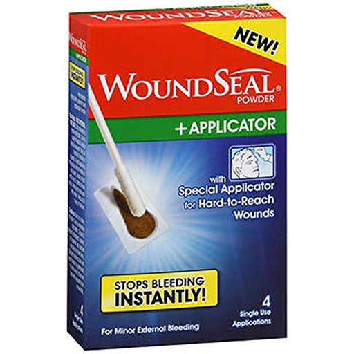 WoundSeal WoundSeal Powder + Applicator, 4 Single Use Applications Medical Firebrick