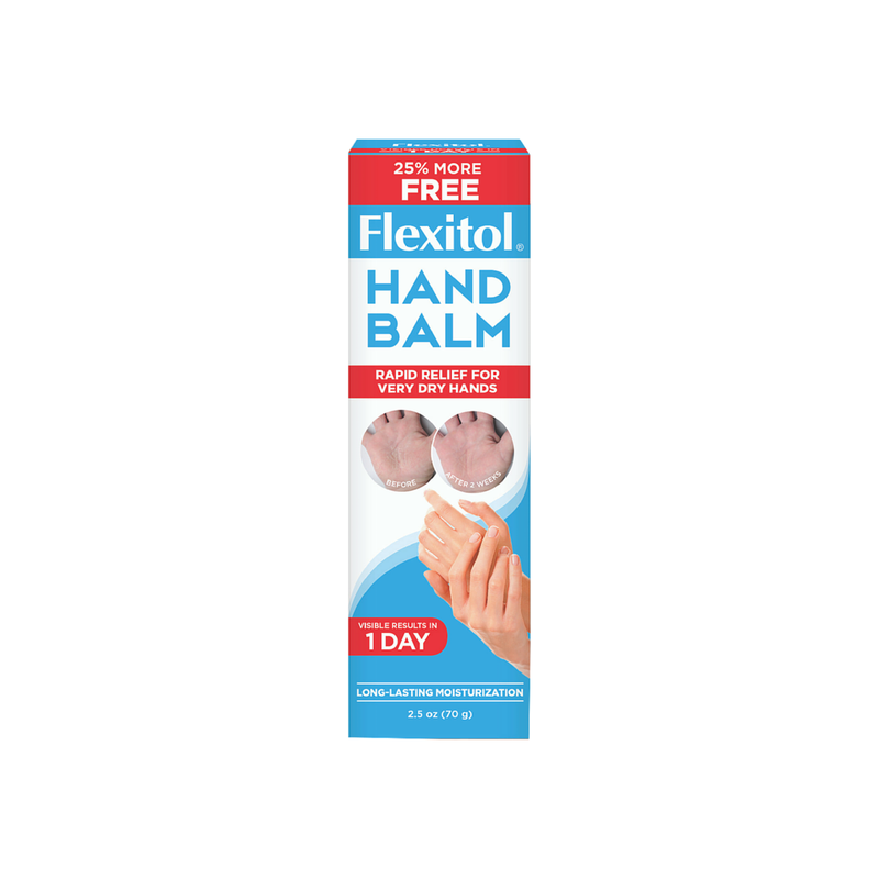 Flexitol Flexitol® Hand Balm – Medicated Care for Dry &amp; Cracked Hands (2.5 oz) Lotion & Moisturizer White Smoke