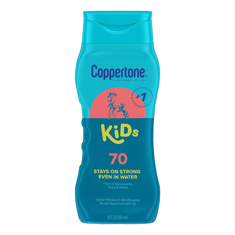 Coppertone Coppertone Kids Sunscreen Lotion SPF 70, 8 Oz Lotion & Moisturizer