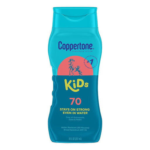 Coppertone Coppertone Kids Sunscreen Lotion SPF 70, 8 Oz Lotion & Moisturizer