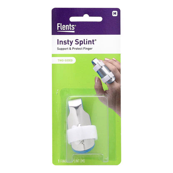 Flent's Flent's Two-Sided Insty-Splint Finger Splint, 97483, Medium Medical Yellow Green