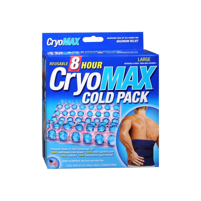 Cryo-Max Cryo-Max® Large 8-Hour Reusable Cold Pack – 12” x 12” Hot & Cold Therapies